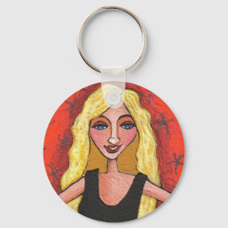 Sassy Blonde - keychain