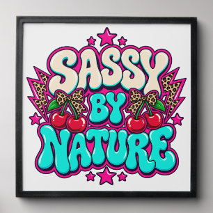 Sassy by Nature Peel And Stick Photo Tile