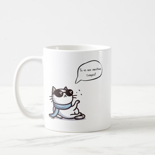 Sassy cat coffee mug