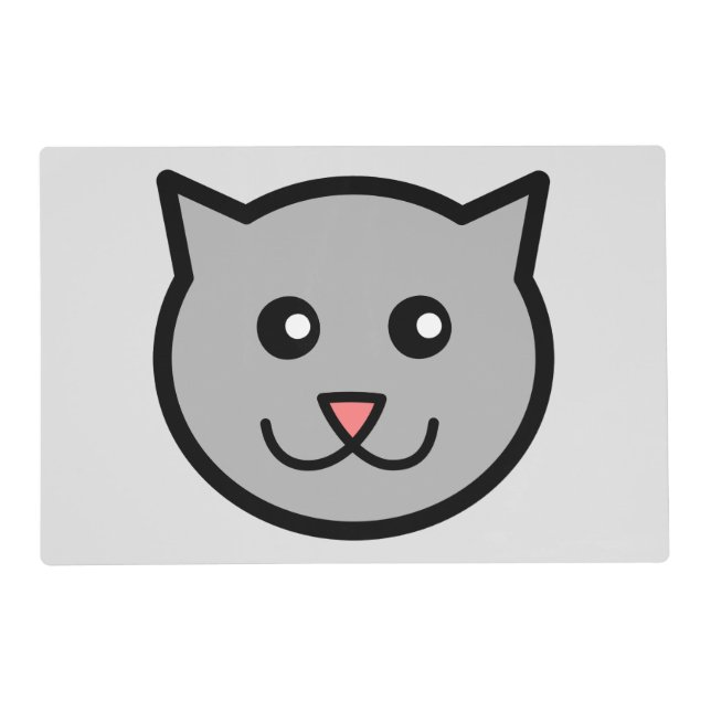 Sassy Cat Laminated Pet Mat (Back)