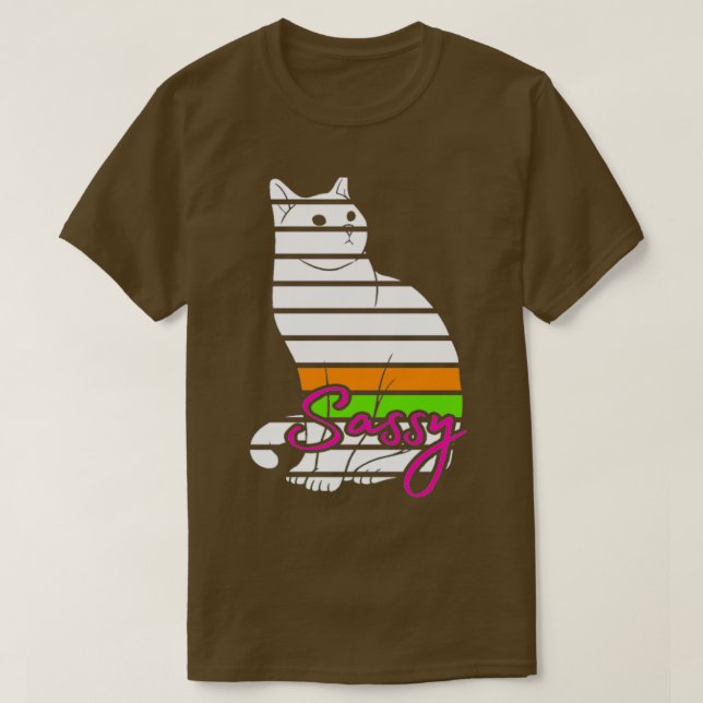 Sassy Cat T-Shirt (Design Front)