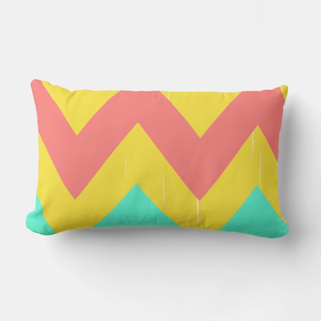 Sassy Chevron Throw Pillow (Front)