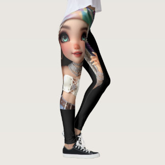Sassy CHIBI DOLL Matching  Leggings