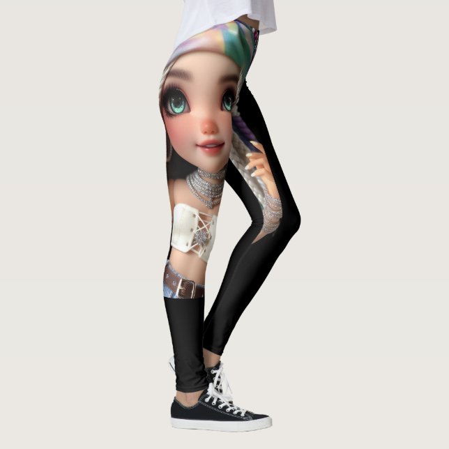 Sassy CHIBI DOLL Matching  Leggings (Right)
