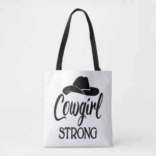 Sassy Cowgirl Strong Western Rodeo Line Dancing Tote Bag