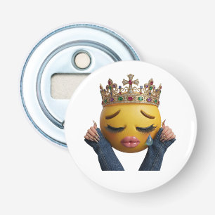Sassy Crying Emoji Party Balloon - Dramatic Birthd Bottle Opener