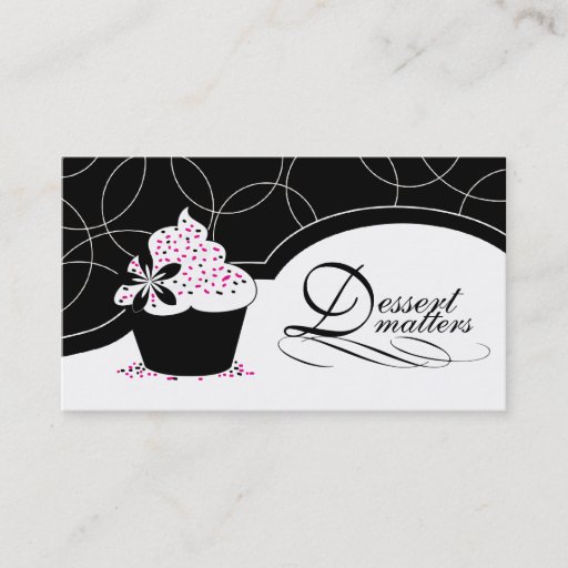 Customizable Sassy Cupcake Business Cards