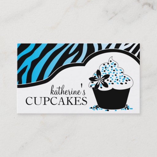 Customizable Sassy Cupcake Business Cards