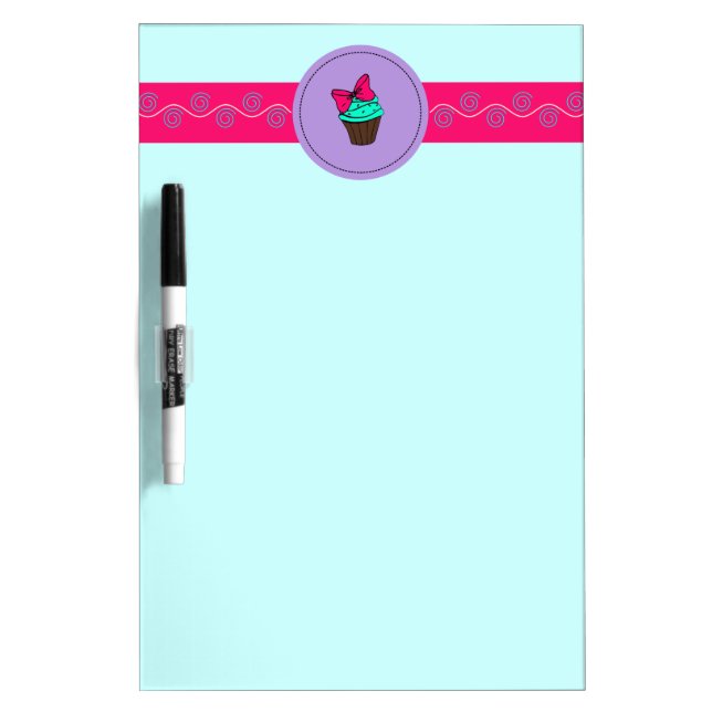 Sassy Cupcake Dry Erase Board (Front)