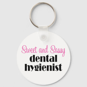 Sassy Dental Hygienist Keychain