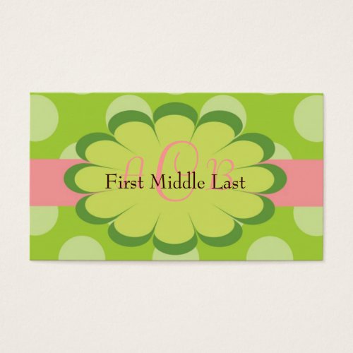 Sassy Dots Personalized Gift Enclosure Card Business Card Templates