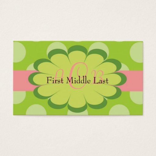 Customizable Sassy Dots Personalized Gift Enclosure Card Business Card Templates