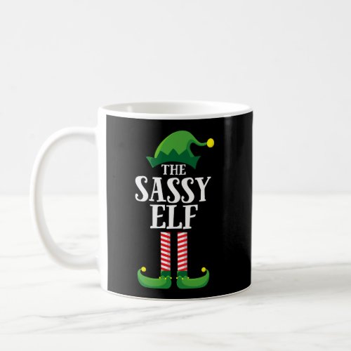 Sassy Elf Matching Family Group Christmas Party Pa Coffee Mug