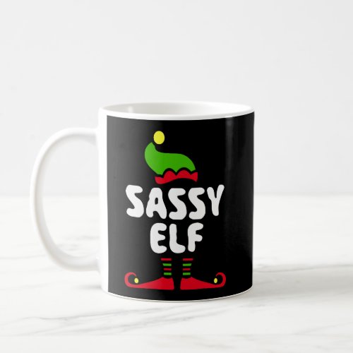 Sassy Elf T_Shirt Matching Christmas Costume Shirt Coffee Mug