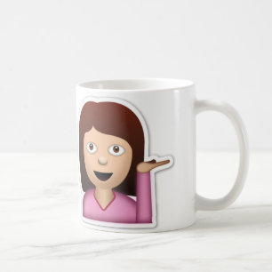 Sassy emoji coffee mug