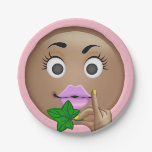 Sassy Emoji Paper Plates