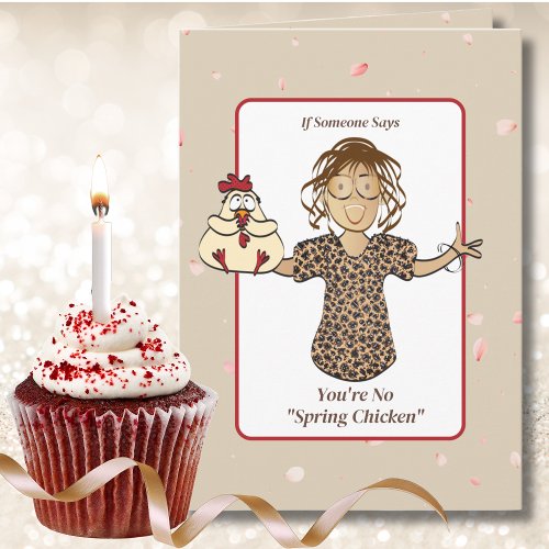 Sassy Ethnic Female Cartoon Funny Saying Birthday 