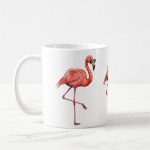 Sassy Flamingo Retro Vintage Coffee Mug
