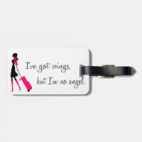 Sassy Flight Attendant Luggage Tag