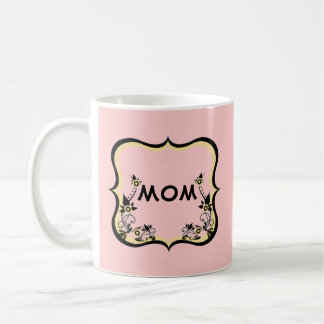 Sassy Floral Customizable Mom Mug