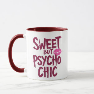 Sassy Girly Humor with Pink Lips Mug