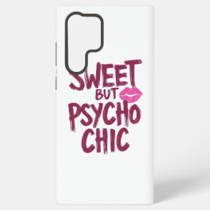 Sassy Girly Humor with Pink Lips Samsung Galaxy S22 Ultra Case