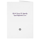 Sassy Glamour Lady Illustration Cards (Back)