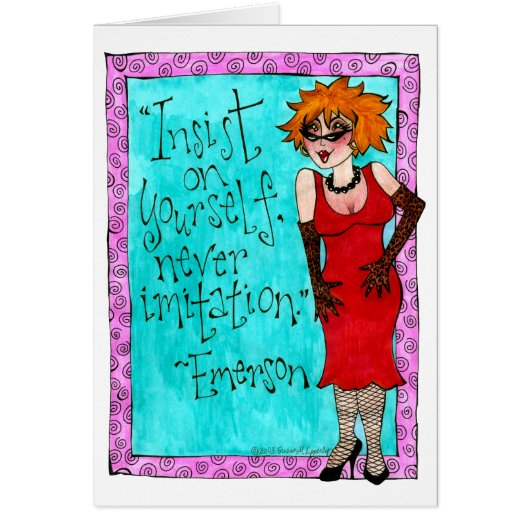 Sassy Glamour Lady Illustration Cards (Front)