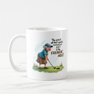 Sassy Grandma Get in the Freaking Hole Tri-Blend S Coffee Mug