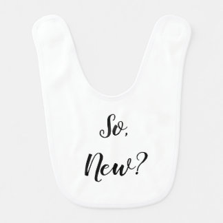 Sassy Greeting Baby Bib