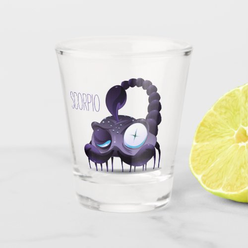 Sassy Humor Scorpio Zodiac Shot Glass