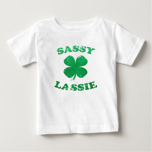 Sassy Lassie St. Patrick's Day Baby T-Shirt