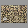 Sassy Leopard Print Monogrammed Cloth Placemat