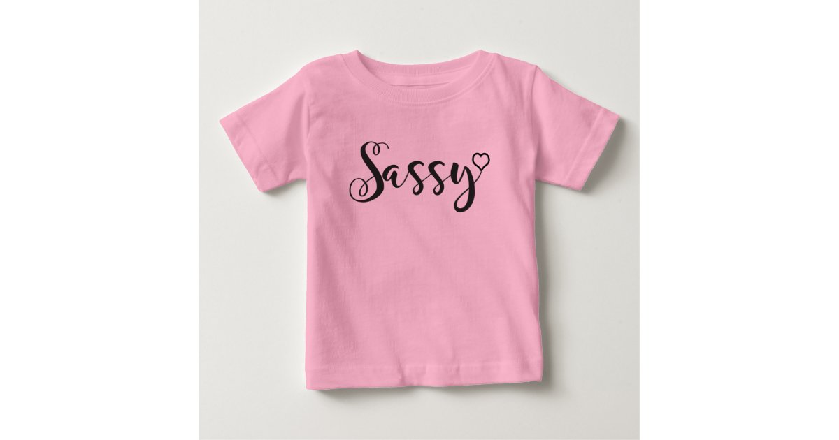 Sassy little girls shirt