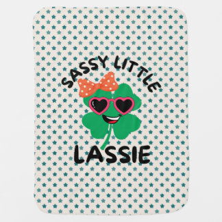 Sassy Little Lassie: St. Patrick's Day Kids Babies Baby Blanket