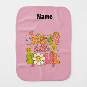 sassy little soul baby burp cloth