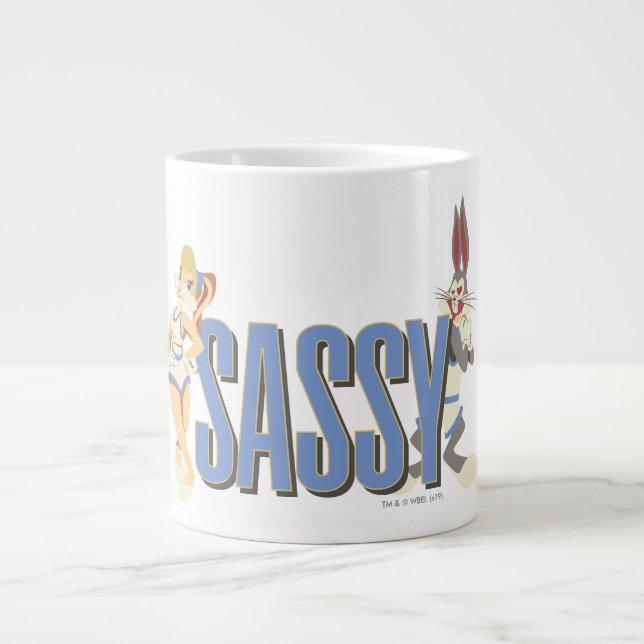 "Sassy" Lola Bunny & BUGS BUNNY™ Giant Coffee Mug (Front)