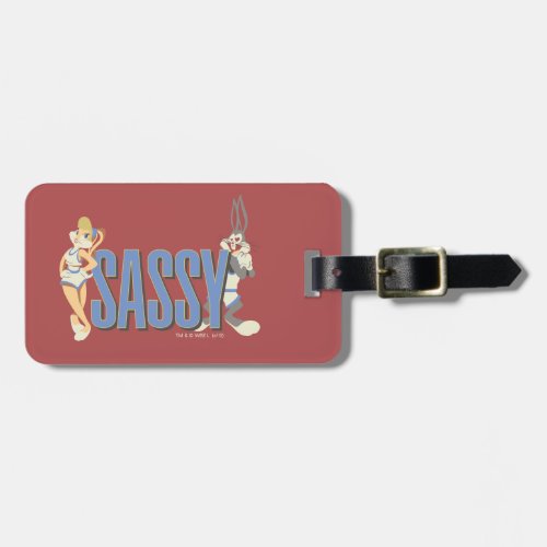 Sassy Lola Bunny  BUGS BUNNY Luggage Tag