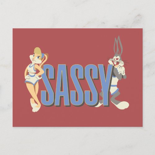 Sassy Lola Bunny  BUGS BUNNY Postcard
