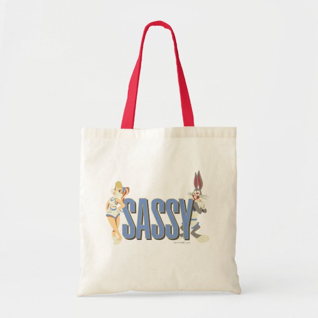 "Sassy" Lola Bunny & BUGS BUNNY™ Tote Bag (Front)