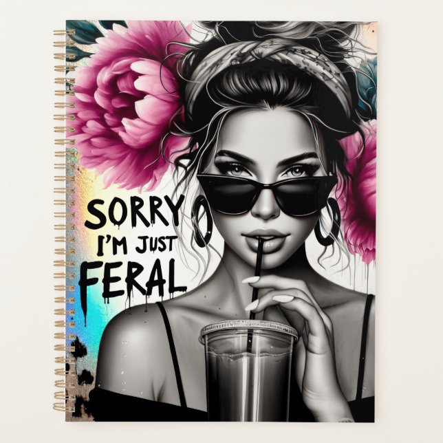 Sassy mode all day everyday woman funny mother planner (Front)