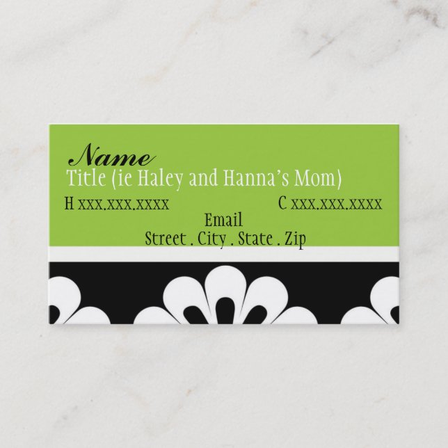 Sassy Mom Mommy Card (Front)