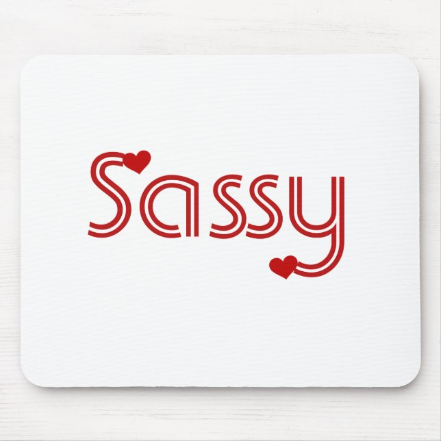 Sassy Mouse Pad (Front)