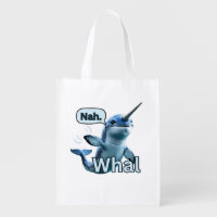 Sassy Narwhal "Nah Whal" Picture and Quote