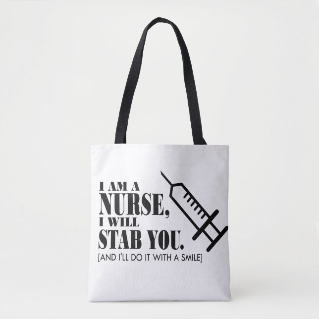Sassy Nurse Tote bag (Front)