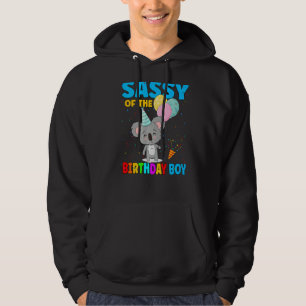 Sassy Of The Birthday Boy Koala Bear Family Koalas Hoodie