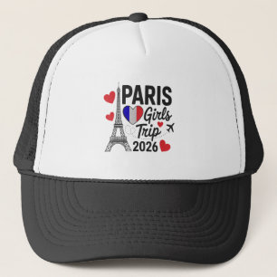 Sassy Paris Girls Trip 2026 Vacation Kids Reunion  Trucker Hat