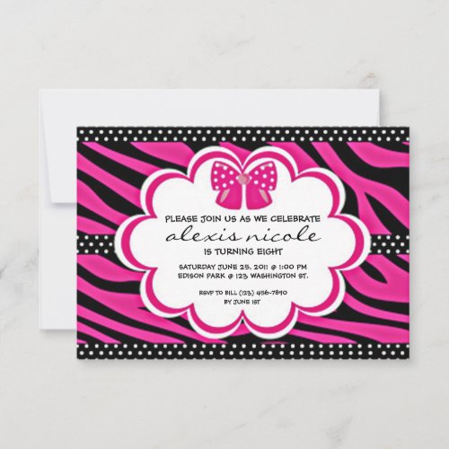 Sassy Pink Invite