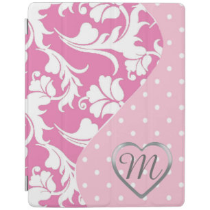 Sassy Pink Monogrammed iPad Cover