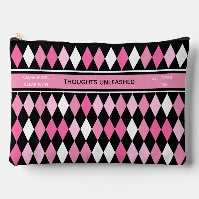 Sassy Pinkista Print Cut Sew Bag  (Front)